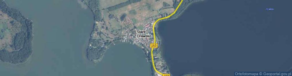 Zdjęcie satelitarne Stare Drawsko ul.